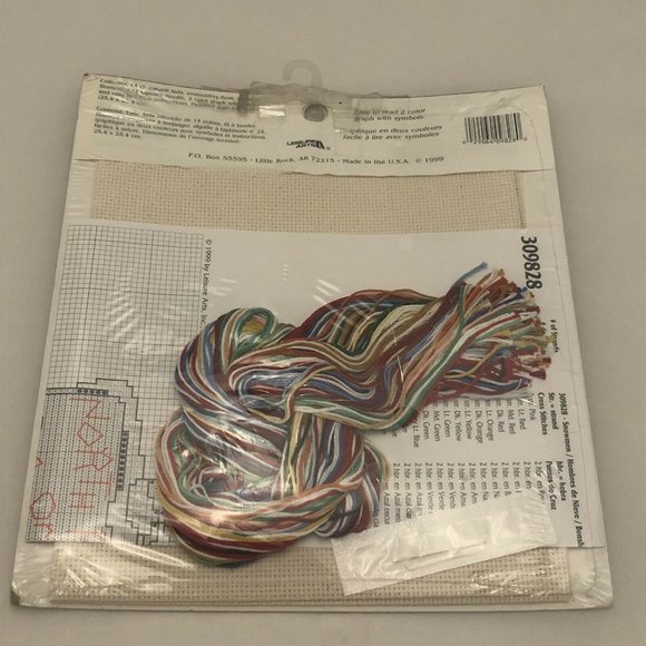 Vintage 99 Christmas Traditions Cross Stitch Kit Designs For The Needle Snowmen - Picture 7 of 12